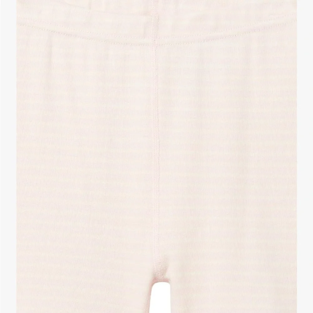 NWT Hanna Andersson Moon & Back Pink Striped Organic Cotton Pajama Set